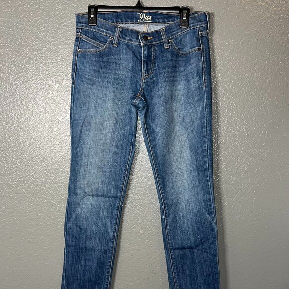 Vintage Y2K Old Navy Diva Low Rise Slim Fit Denim Jeans Women's Size 4 Long - Picture 1 of 5